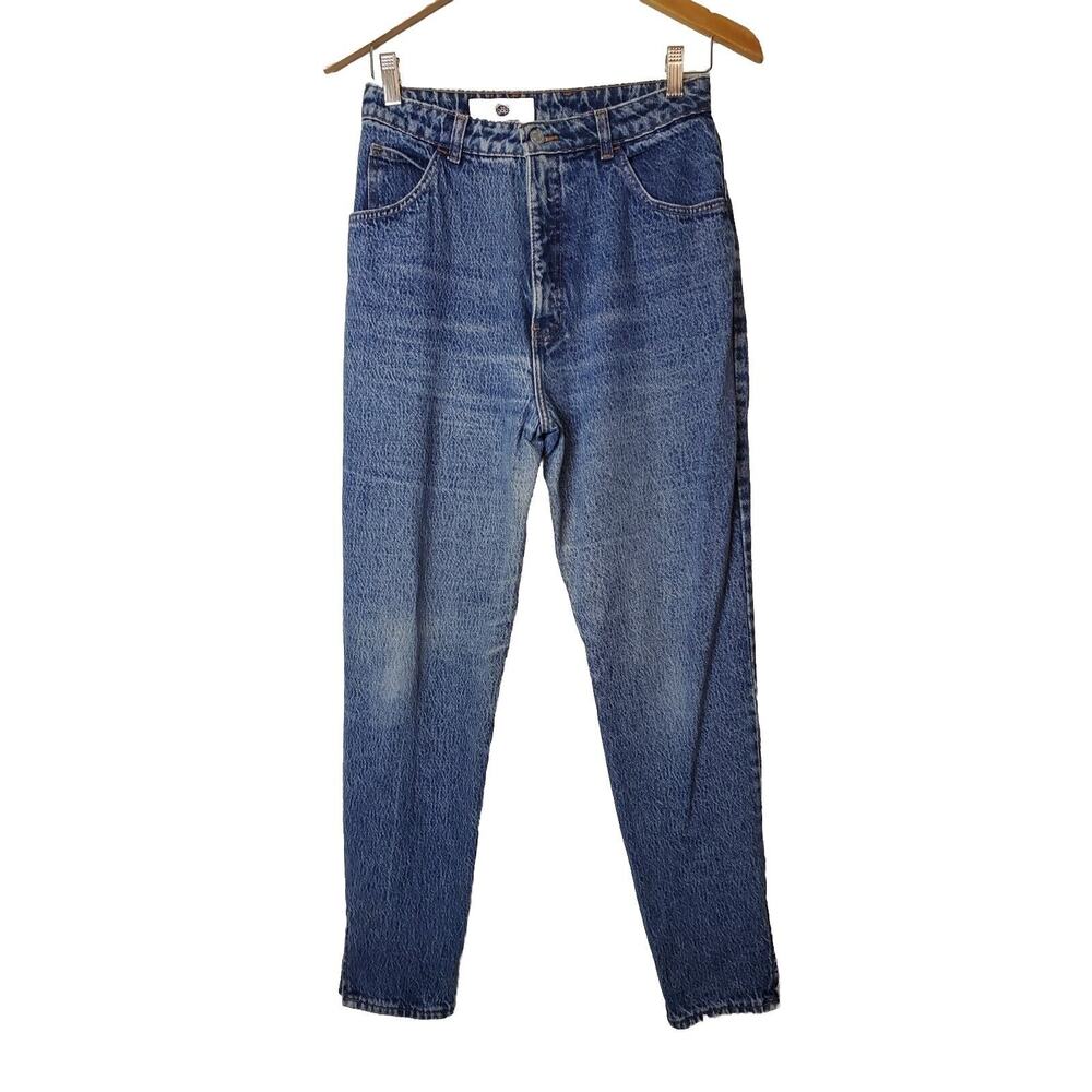 Vintage GAP 90s 80s Womens 26 High Waist MOM Jeans Distressed Zipper Hems USA‎